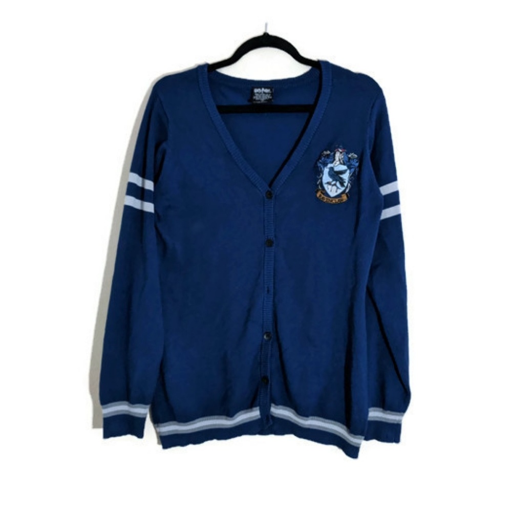 Harry Potter Ravenclaw Cardigan Sweater sz XL